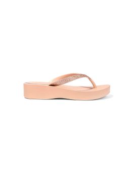 Chanclas Ipanema Mesh Chic Plat Mujer Beige/Glitter Beige