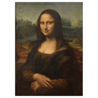 cuadro lienzo - mona lisa - leonardo da vinci - cm 60x85