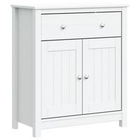 mueble de bano  armario de bano berg madera maciza de pino blanco 695x34x80 cm