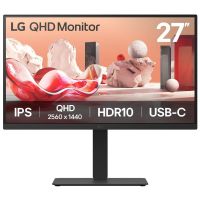 monitor lg 27ba75qb-baeu 27 ips qhd 100hz hdr altavoces altura ajustable usb-c
