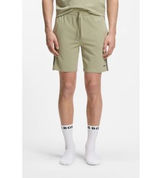 BOSS para hombre. 50566956 Shorts Unique verde (S), Homewear, Algodón