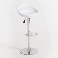 dudeco taburete alto hanko blanco