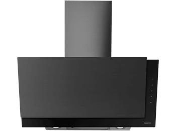 Campana convencional - Infiniton CMPTRAL-SS90, De pared, 250W, 800m³/h, Luces LED, Controles táctiles, 90cm ancho, A, Negro