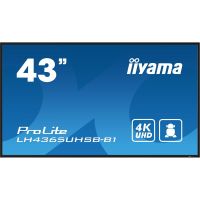 pantalla profesional iiyama lh4365uhsb-b1 43r 4k uhd 800 nits android 11 wifi 247