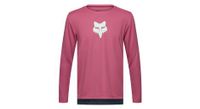 camiseta de manga larga fox ranger berry roja para ninos