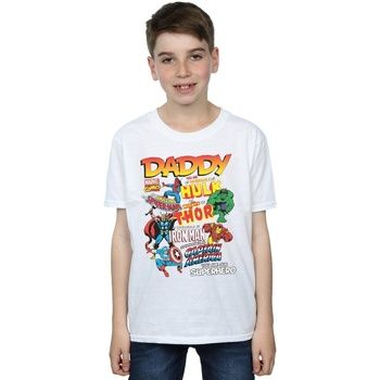 Marvel Tops y Camisetas Our Dad Superhero para niño