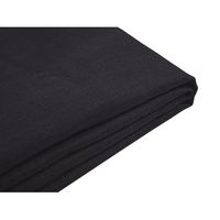 funda reemplazable en tela negra para cama 180 x 200 cm desmontable lavable fitou