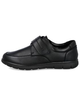 de L&R SHOES 88909 ZAPATOS CON VELCRO HOMBRE NEGRO
