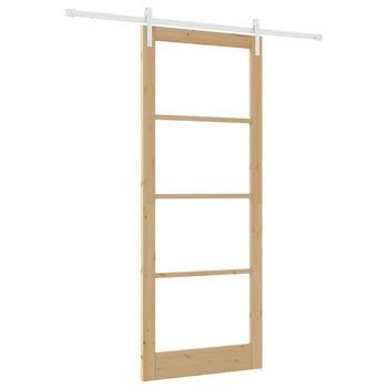 Puerta Corredera Orkdal Natural 93 X 232 Cm Vidaxl