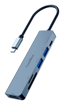 Coolbox MINIDOCK C61 USB-C PD/2USB-A/SD/MSD/HDMI4K