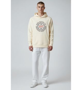 Gant para hombre. 2067110 Sudadera Graphic beige (M), Casual, Algodón