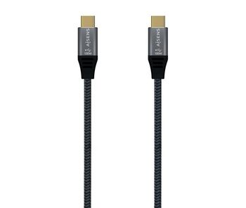 Cable usb-c a usb-c aisens a107-0634 gris 2 m