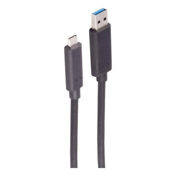 Cable USB Shiverpeaks BS30-38085 15 m USB-A a USB-C 3.2 Gen 1 5 Gbit/s Negro