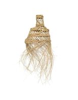 lampara esparto luzmela 4c 25  o 25cm - alto 25cm  artesania espanola