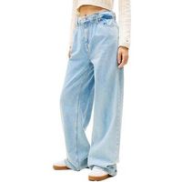 tommy hilfiger jeans paperbag para mujer