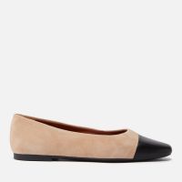 vagabond womens jolin suede and leather ballet flats - uk 3
