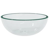 lavabo de bano moderno  lavabo de vidrio templado transparente 30x12 cm