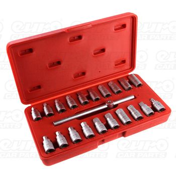21 Piece sump drain plug ket set