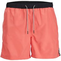 jack  jones banador 12253129 jpstfiji jjswim black tape ly sn hot coral para hombre