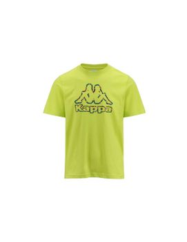 Camiseta Kappa Fario Graphik Amarillo Hombre