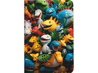 funda tablet - silver ht samsung tab a9 11 cool dinos