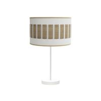 sobremesa alto ivanna 1xe27 blancoblanco-madera clara 62x30x30 cm