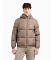 ax armani exchange para hombre xm000348af12286u6107 chaqueta acolchada marron s casual poliamida