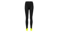 mallas largas gore wear concurve thermo mujer negro amarillo