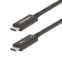 startechcom cable de 2m thunderbolt 4 activo - 40gbps - pd de 100w - vadeo 4k8k - cable thunderbolt - compatible con usb4modo alt dp - thunderbolt 3 - usb 32 tipo c