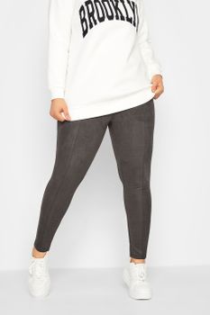 Leggings Grises Antelina, Mujer Curvy Y Tallas Grandes, Yours