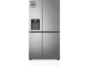 REACONDICIONADO Seminuevo Excelente Frigorífico americano - LG GSLV71PZTD, No Frost, 179 cm, 635 l, DoorCooling+™, ThinQ™, Inox antihuellas