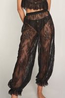 hunkemoller jogger allover lace legacy negro