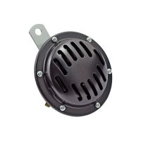 bocina 12v disco 100mm negro tono bajo