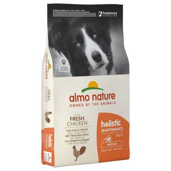Almo Nature Holistic Dog Food - Medium Adult Chicken & Rice - Economy Pack: 2 x 12kg