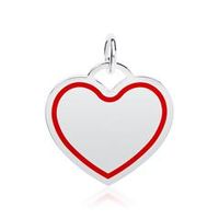 colgante corazon de plata 925 grabable