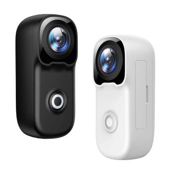 MZ02 5MP HD 2.4G WIFI Cámara de acción en formato de bolsillo 4K Ultra HD Gran angular Estabilización electrónica Buceo