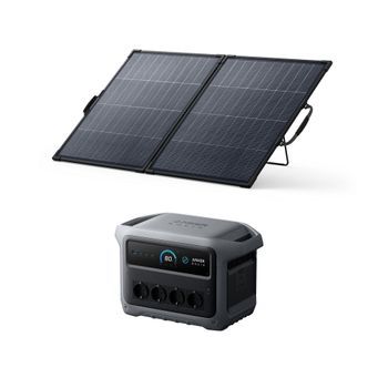 Kit Estación De Energía Anker Solix C1000x Gen 2 + Panel Solar Bifacial 200 W
