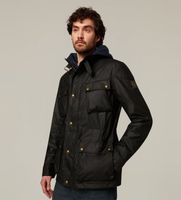 belstaff para hombre 105300 chaqueta fieldmaster negro 52 casual algodon