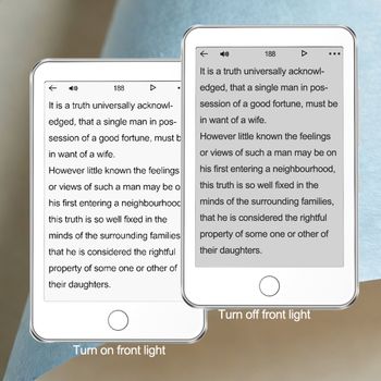 Reproductor MP3 con tinta electrónica de 64 GB para estudiantes – Lector electrónico sin luz azul con pantalla de 3,52'', radio, grabadora de voz y despertador, sin pérdidas APE/FLAC