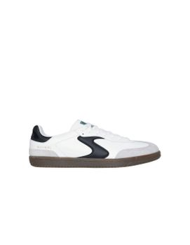 Zapatillas Skechers Hotshot - Pyke Hombre White Duraleather/Suede^/Black Trim