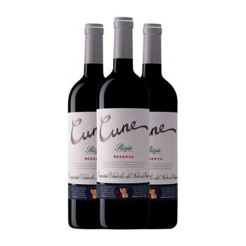Norte De España - Cvne Vino Tinto Cune Rioja Reserva 75 Cl 13.5% Vol. (pack De 3 Unidades)