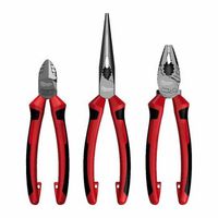 milwaukee pliers set 3pcs universal 180mm side 160mm long 205mm