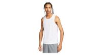 nike dri fit miler tank blanco