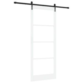 Puerta Corredera Y Negro 93 X 232 Cm Vidaxl