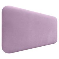 dhome cabecero tapizado en terciopelo liso redondeado para pared acusticos cabeceros absorbentes cabezal cama dormitorio rosa 80cm