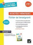 30 dictees thematiques ce1  fichier de l enseignant