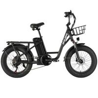 bicicleta electrica de carga philodo t1 neumaticos anchos de 20 bateria de 960 wh color negro