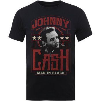 Johnny Cash Camiseta manga larga Man In Black para mujer