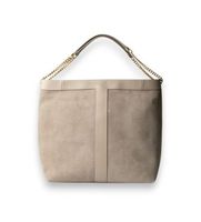 twinset para mujer 262td8160 bolso hobo de ante con logotipo osfa beige casual sintetico