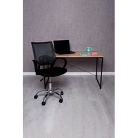conjunto escritorio dek y silla midi pro - negro